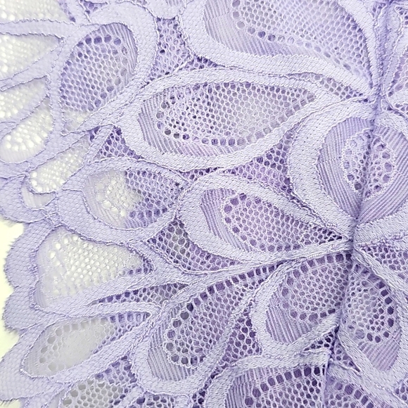 Savage X Fenty Lavendar & Lace Floral Feminine Sexy Panties Sz: 2X - Picture 5 of 8